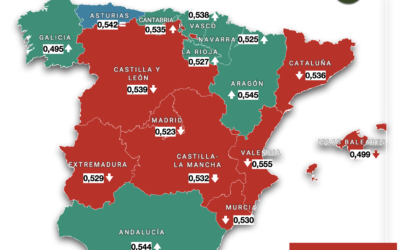 El precio de la leche en España cayó en diciembre hasta los 0,521 euros por litro